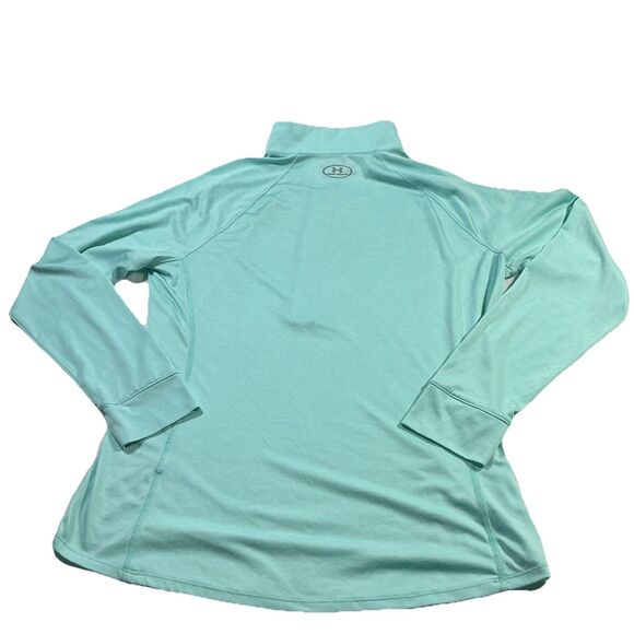 Under Armour HeatGear 1/2 Zip Pullover Light Blue XL Women's Loose Fit - Picture 7 of 7